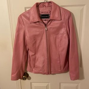 Pink Leather Jacket